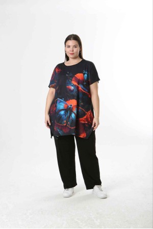 221575 TOPTAN DESENLİ BLUZ