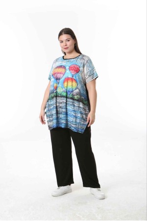 221576 TOPTAN DESENLİ BLUZ