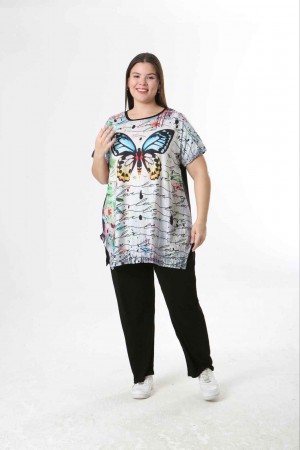 221577 patterned BLOUSE