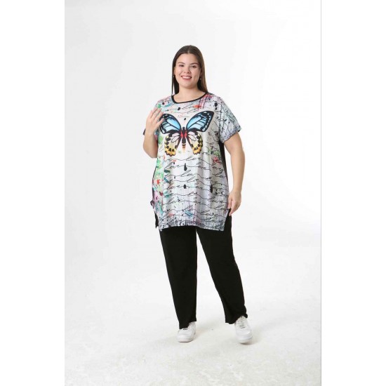 221577 patterned BLOUSE