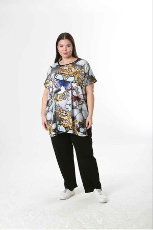 221579 TOPTAN DESENLİ BLUZ