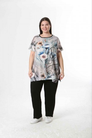 221581 patterned BLOUSE