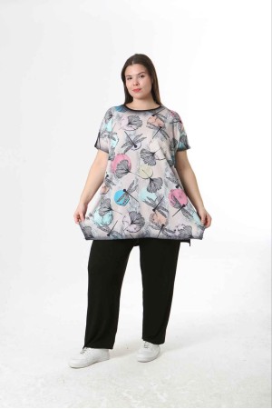 221583 TOPTAN DESENLİ BLUZ