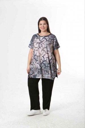 221586 patterned BLOUSE