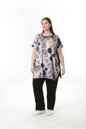 221587 TOPTAN DESENLİ BLUZ