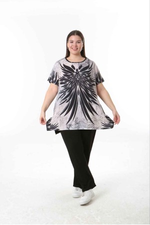 221588 TOPTAN DESENLİ BLUZ