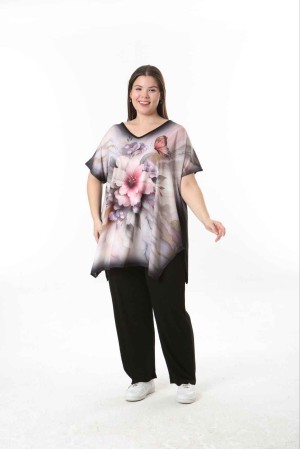 221591 TOPTAN DESENLİ BLUZ