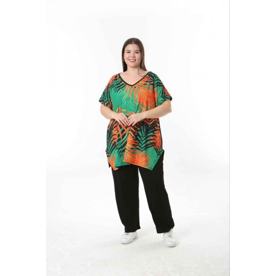 221596 TOPTAN DESENLİ BLUZ