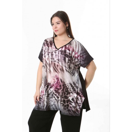 221597 TOPTAN DESENLİ BLUZ