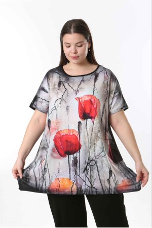 221601 TOPTAN DESENLİ BLUZ