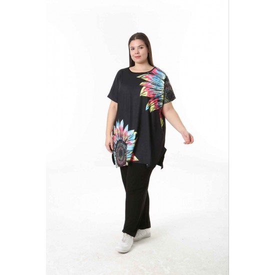 221602 TOPTAN DESENLİ BLUZ