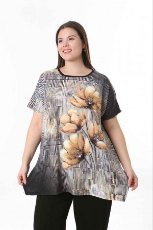 221603 TOPTAN DESENLİ BLUZ