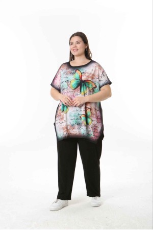 221604 TOPTAN DESENLİ BLUZ