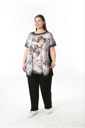 221605 TOPTAN DESENLİ BLUZ