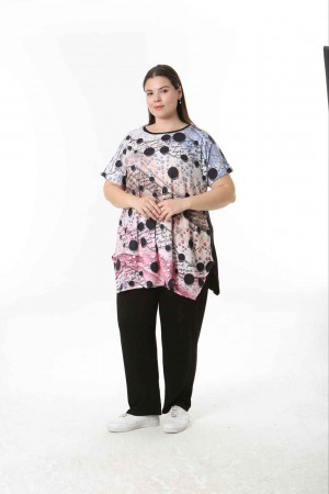 221608 TOPTAN DESENLİ BLUZ