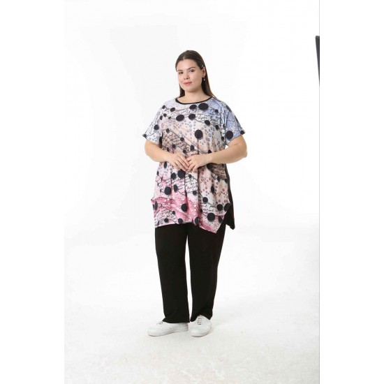 221608 TOPTAN DESENLİ BLUZ