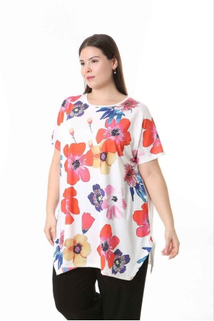 221609 TOPTAN DESENLİ BLUZ