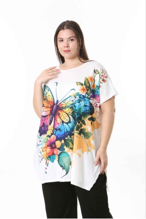 221612 TOPTAN DESENLİ BLUZ