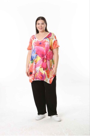 221613 TOPTAN DESENLİ BLUZ