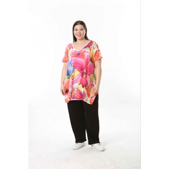 221613 TOPTAN DESENLİ BLUZ