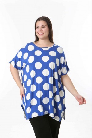 221614 TOPTAN DESENLİ BLUZ