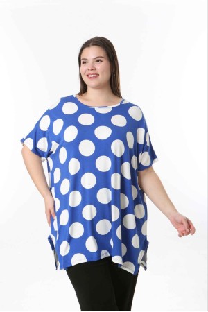 221614 TOPTAN DESENLİ BLUZ