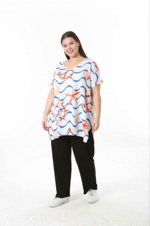 221615 patterned BLOUSE