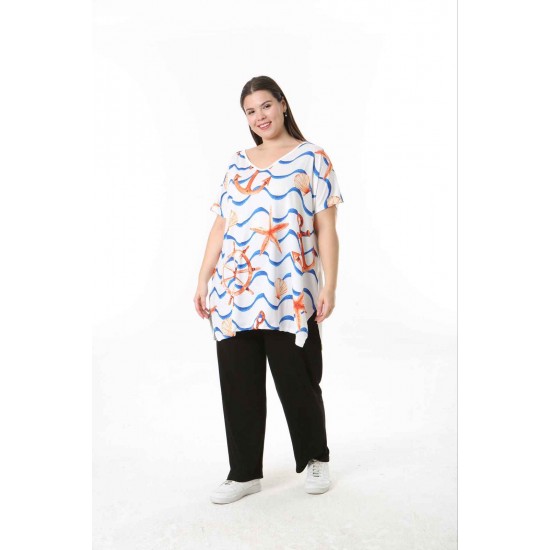 221615 patterned BLOUSE