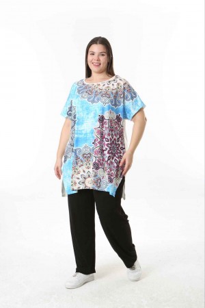 221617 patterned BLOUSE