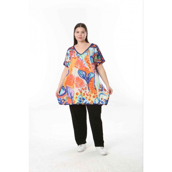221619 patterned BLOUSE
