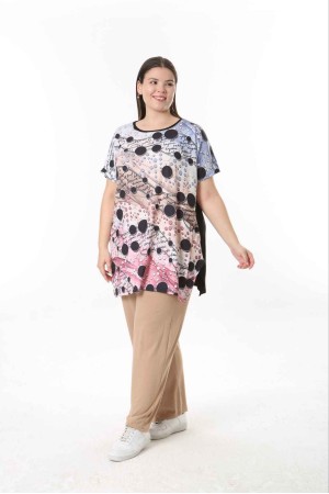 221621 TOPTAN DESENLİ BLUZ