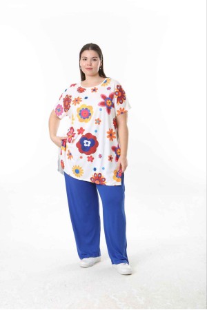 221623 TOPTAN DESENLİ BLUZ