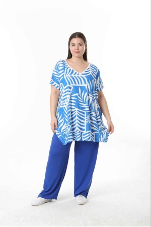 221624 TOPTAN DESENLİ BLUZ