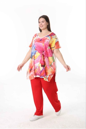 221626 TOPTAN DESENLİ BLUZ