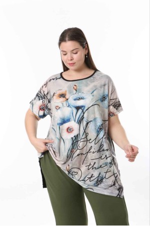 221629 TOPTAN DESENLİ BLUZ