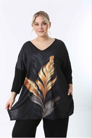 221631 TOPTAN DESENLİ BLUZ