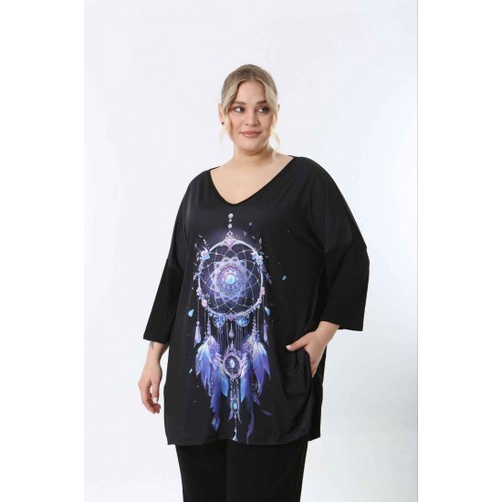 221632 patterned BLOUSE