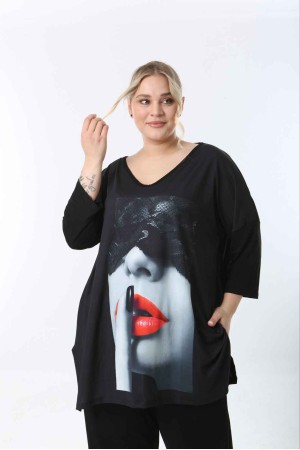 221634 TOPTAN DESENLİ BLUZ