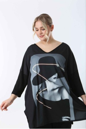 221636 TOPTAN DESENLİ BLUZ