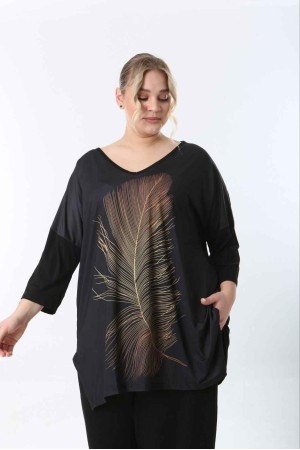 221637 TOPTAN DESENLİ BLUZ