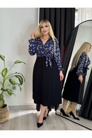 221638 TOPTAN SİYAH ELBİSE