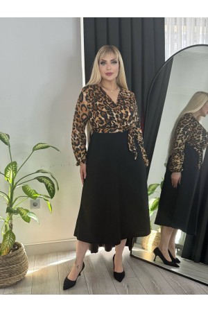 221640 TOPTAN SİYAH ELBİSE