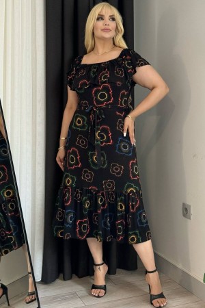 221647 patterned DRESS