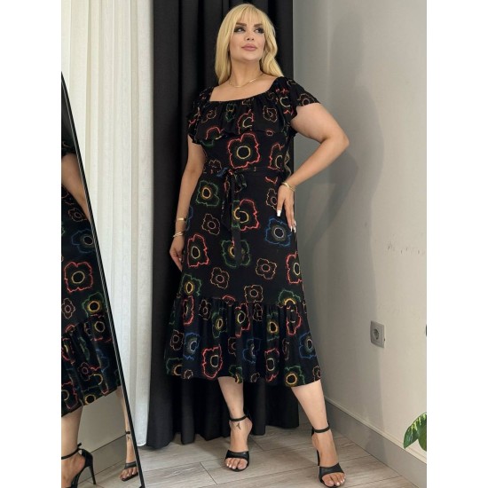 221647 patterned DRESS