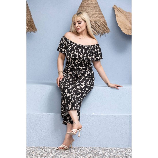 221649 patterned OVERALLS