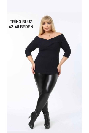 221659 TOPTAN SİYAH BLUZ