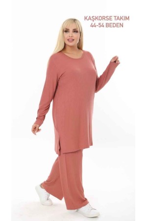 221665 TOPTAN GÜL KURUSU PANTOLON TAKIM