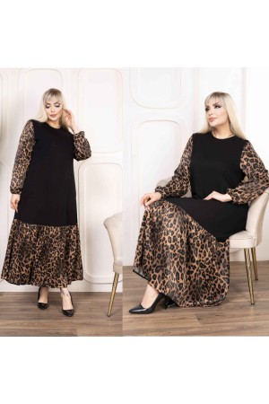 221670 TOPTAN SİYAH ELBİSE