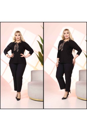 221674 TOPTAN SİYAH BLUZ