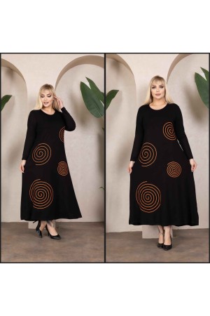 221676 TOPTAN SİYAH ELBİSE